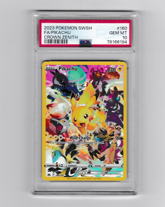 pokemon-pikachu-psa-10-crown-zenith-2023