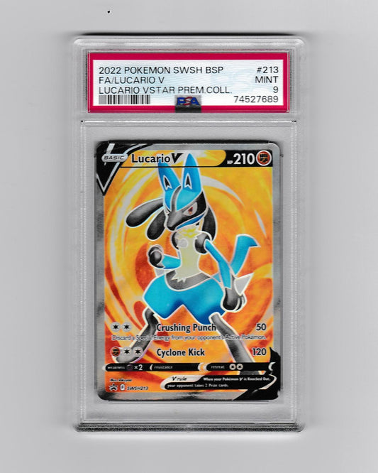 pokemon-psa-9-lucario-v-vstar-permium-collection
